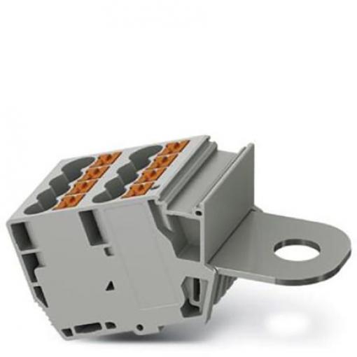 Phoenix Contact Konektor svorkovnice, řada: PTPOWER 6 mm², Lišta DIN Šedá, počet cest: 9 41A, 0.5 to 10 mm², 1 kV