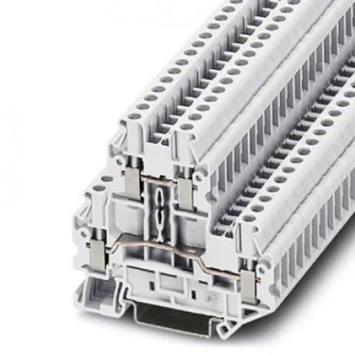 Phoenix Contact Svorkovnice s dvojitou úrovní 3044638, řada: UTTB 2, 500 V Bílá 0.14 to 4 mm² 2 Šroubová IECEx/ATEX