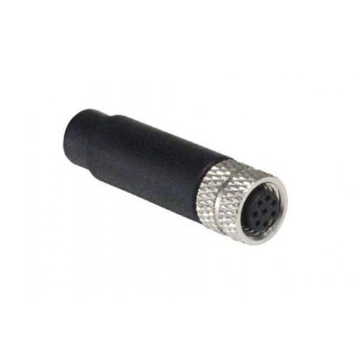 Kulatý konektor, A: Volný konec, 30V, IP67, řada: M8 Bulgin