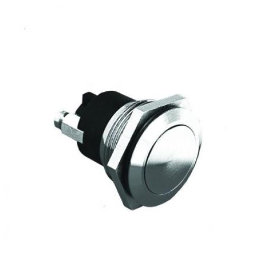 Bulgin Tlačítkový spínač, řada: MPB IP68 SPST Panel Okamžité 19.2 mm 50 V dc 50 V ac
