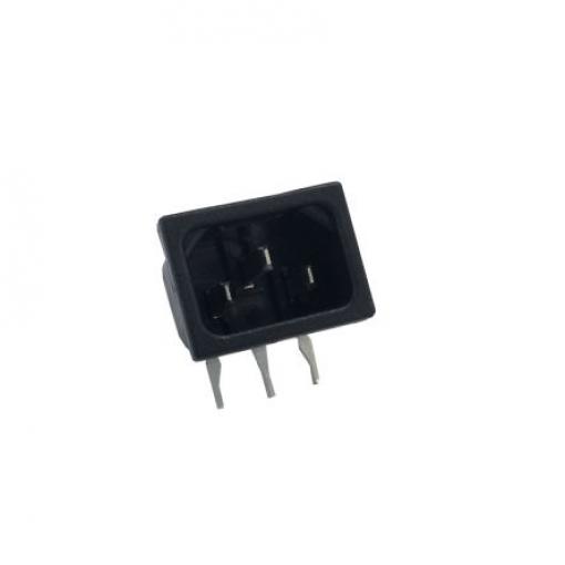 Konektor IEC, Samec, orientace těla: přímý, Nasazovací, 10A, 250 V