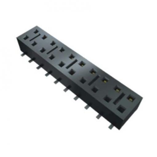 Patice PCB, řada: HLE, orientace těla: Svislé, rozteč: 2.54 mm Deska-deska, počet kontaktů: 4, počet řad: 2, Povrch