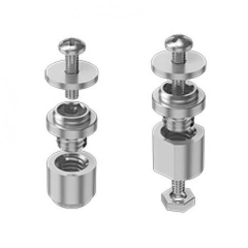 Distanční vložka Šestihranný JSO-0815-03-L 8.15 mm, Nerezová ocel Samtec