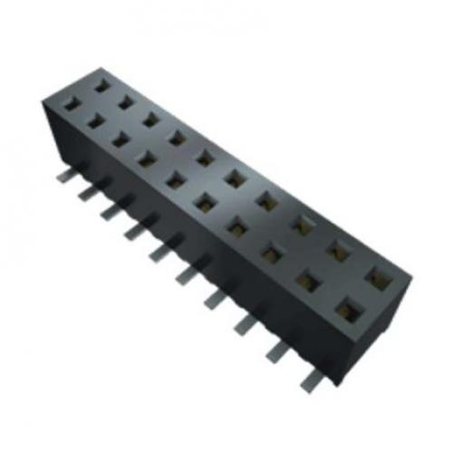 Patice PCB, řada: MMS, orientace těla: Svislé, rozteč: 2 mm Deska-deska, počet kontaktů: 34, počet řad: 2, Průchozí