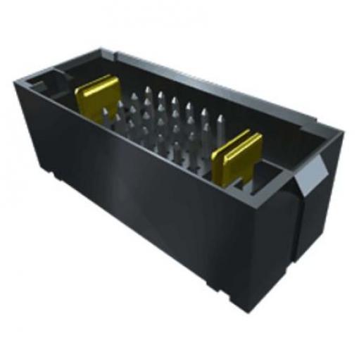 Samtec Konektor PCB, řada: MPTC, Deska-deska, počet kontaktů: 18, počet řad: 2, rozteč: 5 mm, orientace těla: Svislé,
