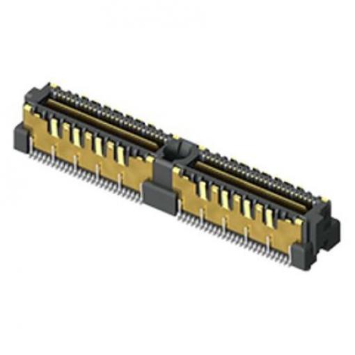 Samtec Konektor PCB, řada: QMSS, Deska-deska, počet kontaktů: 104, počet řad: 2, rozteč: 0.64 mm, orientace těla: Rovný,