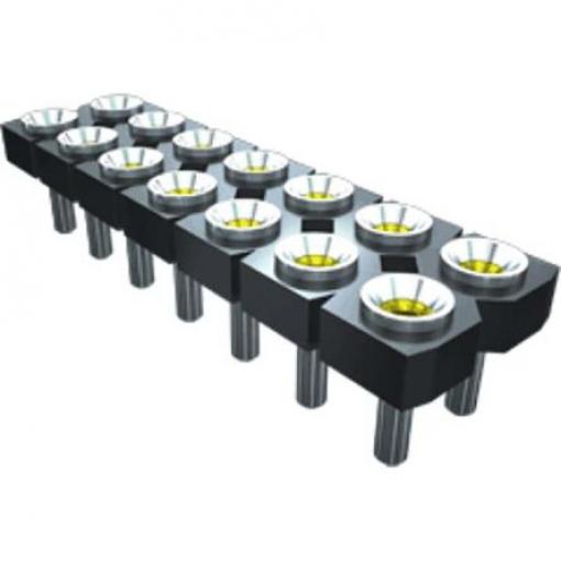 Patice PCB, řada: SDL, orientace těla: Rovný, rozteč: 2.54 mm Deska-deska, počet kontaktů: 10, počet řad: 2, Průchozí