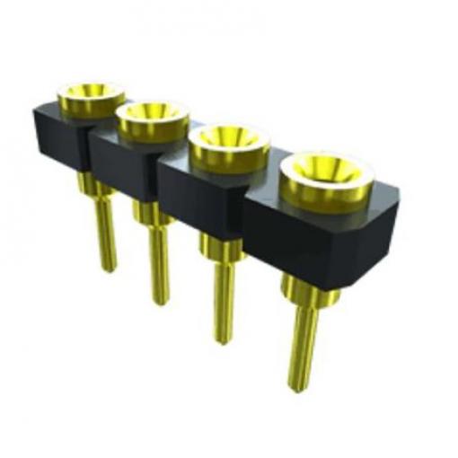 Patice PCB, řada: SL, orientace těla: Rovný, rozteč: 2.54 mm Deska-deska, počet kontaktů: 16, počet řad: 1, Průchozí