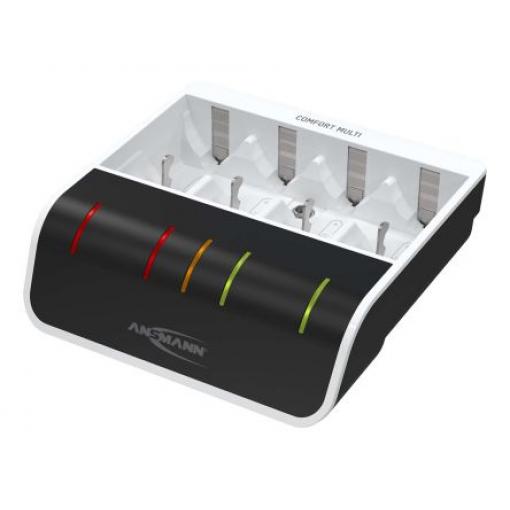 Nabíječka baterií Comfort Multi Ansmann NiMH AA, AAA, 9 V, D, C 4 1.2V 800 mA NiMH