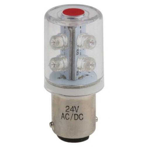 RS PRO LED žárovka, Červená