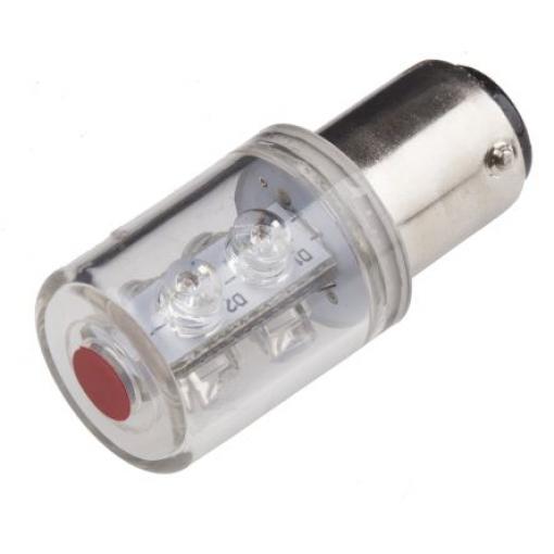 RS PRO LED žárovka, Červená