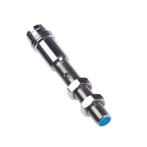 Indukční bezdotykový snímač 1.5 mm, výstup: PNP Normally Closed Válcový M5 <font face="symbol">´</font> 0,5 10 → 30 V IP67 3000Hz