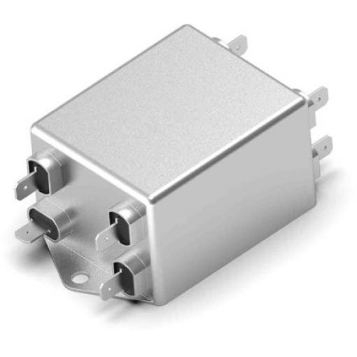 Filtr EMI, řada: KEB, 520V ac, 50/60 Hz, Montáž na rám, Rychlé připojení, 10 A, počet fází: 3, 3 mA, TE Connectivity, 1,