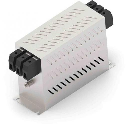 Filtr EMI, řada: KEM-BS, 520V ac, 50/60 Hz, Montáž na rám, Svorkovnice, 150 A, počet fází: 3, 18 mA, TE Connectivity, 1,