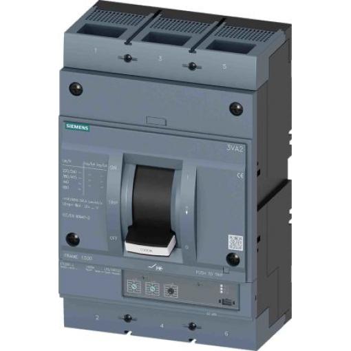 Siemens Jistič s lisovaným pouzdrem, rozsah: 3VA 3pólový 1 kA vypínací výkon 25 kA, rozsah: SENTRON Pevný