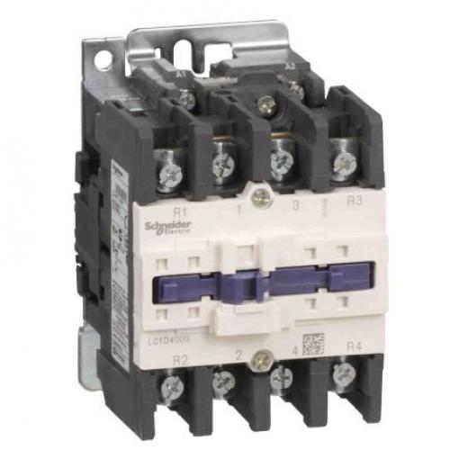 Schneider Electric Reverzační stykač napětí ve vinutí 72V dc 4pólový 60 A 1kV s 2 NO/2 NC kontakty 72V dc Řízení motoru,