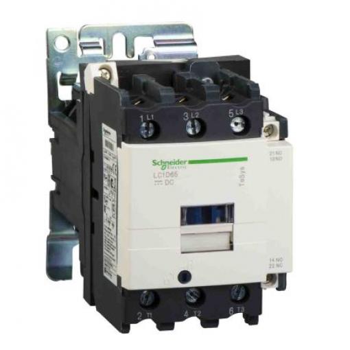 Schneider Electric 1 NO, 1 NC Reverzační stykač napětí ve vinutí 72V dc 3pólový 80 A 1kV 45 kW s 3 NO kontakty 110V