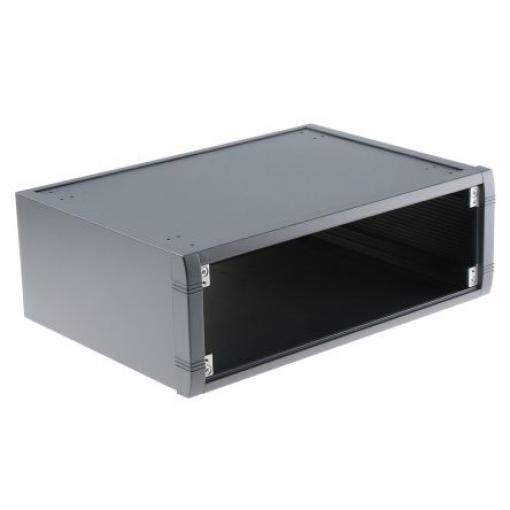 METCASE Pouzdro na přístroje, řada: Mettec Hliník 120 mm barva Šedá 350 mm 250 mm