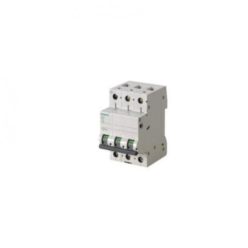 Siemens Miniaturní jistič, rozsah: 5SL4 3pólový 25 A vypínací výkon 10 kA, charakteristika: Typ C, rozsah: SENTRON 400 V