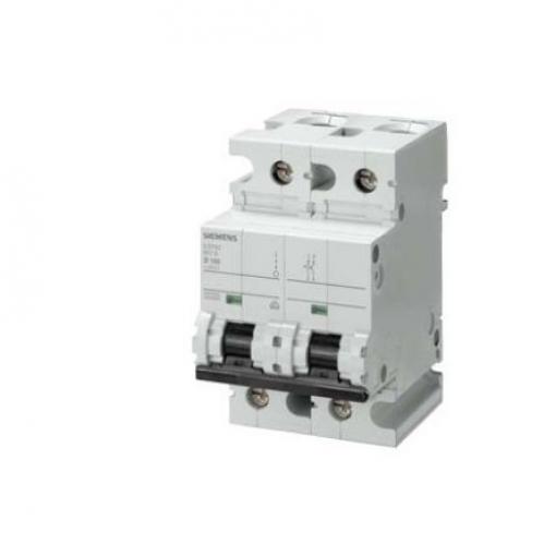 Siemens Miniaturní jistič, rozsah: 5SP4 2pólový 80 A vypínací výkon 6 kA, charakteristika: Typ C, rozsah: SENTRON 400 V