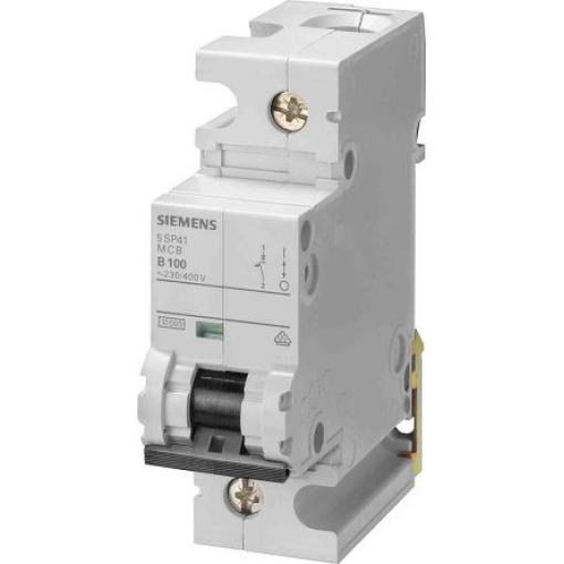 Siemens Miniaturní jistič, rozsah: 5SP4 1pólový 80 A vypínací výkon 10 kA, charakteristika: Typ D, rozsah: SENTRON 400 V