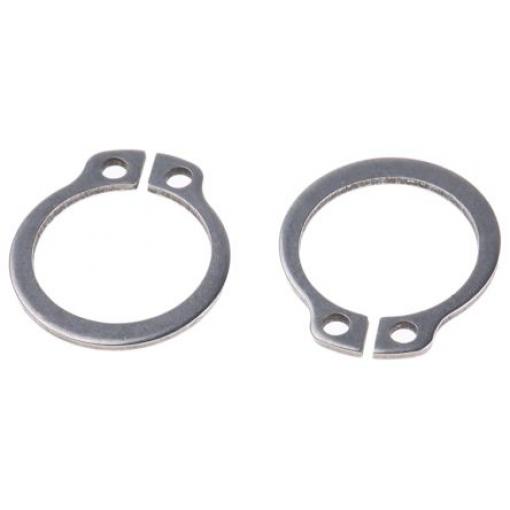 RS PRO Pojistný kroužek Externí, Nerezová ocel průměr hřídele 14 mm 11.5 mm