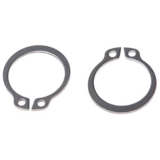 RS PRO Pojistný kroužek Externí, Nerezová ocel průměr hřídele 16 mm 13.4 mm