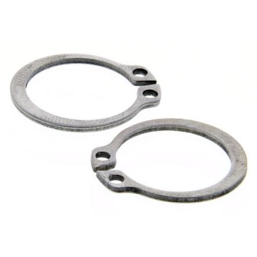RS PRO Pojistný kroužek Externí, Nerezová ocel průměr hřídele 19 mm 17 mm