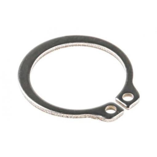 RS PRO Pojistný kroužek Externí, Nerezová ocel průměr hřídele 20 mm 19 mm