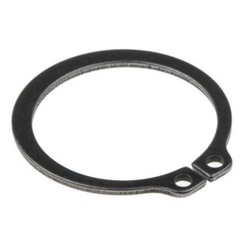 RS PRO Pojistný kroužek Externí, Nerezová ocel průměr hřídele 25 mm 23.9 mm