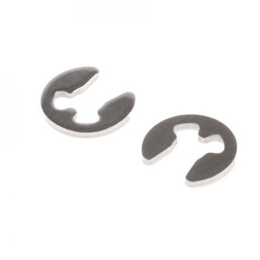 RS PRO Pojistný kroužek Typ E, Nerezová ocel průměr hřídele 2.25 mm 2.3 mm