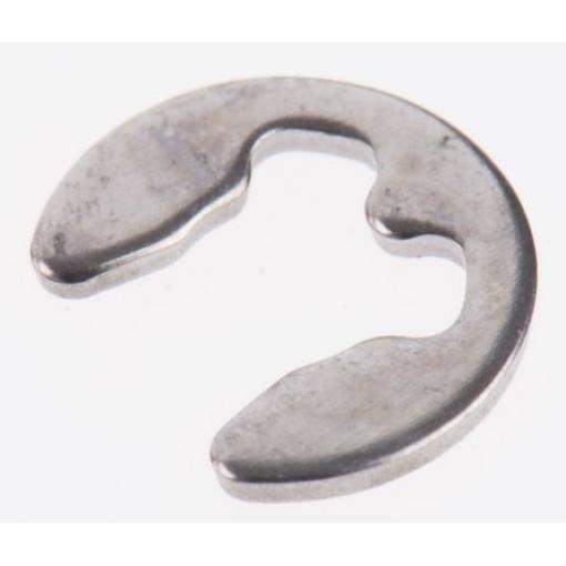 RS PRO Pojistný kroužek Typ E, Nerezová ocel průměr hřídele 3.5 mm 3.2 mm