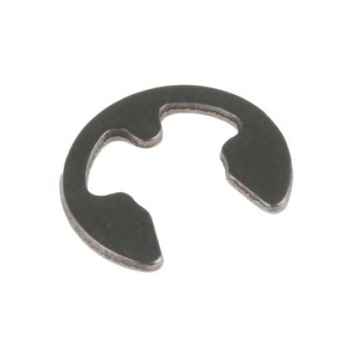 RS PRO Pojistný kroužek Typ E, Nerezová ocel průměr hřídele 4.5 mm 4 mm