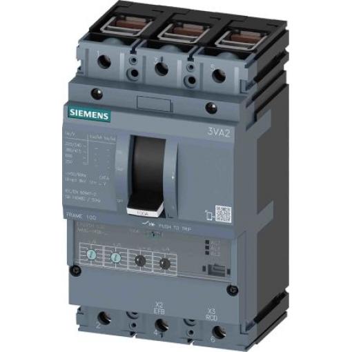 Siemens Jistič s lisovaným pouzdrem, rozsah: 3VA2 3pólový 40 A vypínací výkon 85 kA, rozsah: SENTRON