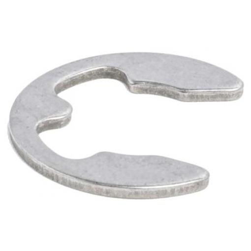 RS PRO Pojistný kroužek Typ E, Nerezová ocel průměr hřídele 13 mm 12 mm