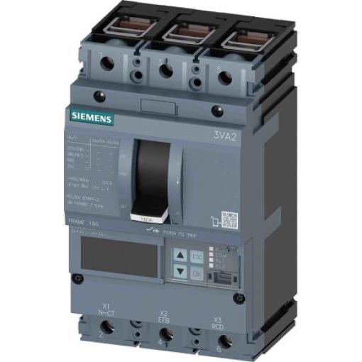 Siemens Jistič s lisovaným pouzdrem, rozsah: 3VA2 3pólový 40 A vypínací výkon 85 kA, rozsah: SENTRON