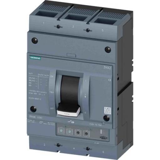 Siemens Jistič s lisovaným pouzdrem, rozsah: 3VA2 3pólový 630 A vypínací výkon 55 kA, rozsah: SENTRON