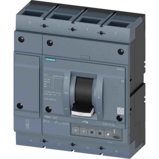 Siemens Jistič s lisovaným pouzdrem, rozsah: 3VA2 4pólový 630 A vypínací výkon 55 kA, rozsah: SENTRON