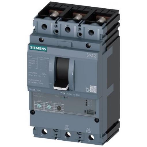 Siemens Jistič s lisovaným pouzdrem, rozsah: 3VA2 3pólový 40 A vypínací výkon 55 kA, rozsah: SENTRON