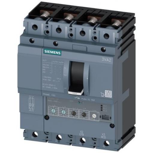 Siemens Jistič s lisovaným pouzdrem, rozsah: 3VA2 4pólový 40 A vypínací výkon 85 kA, rozsah: SENTRON