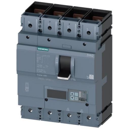 Siemens Jistič s lisovaným pouzdrem, rozsah: 3VA2 4pólový 630 A vypínací výkon 85 kA, rozsah: SENTRON
