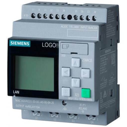 PLC procesor řada LOGO!, výstup: Relé Ethernet Ethernet 400 bloků 4 8 4 Lišta DIN 12 V DC, 24 V DC Siemens
