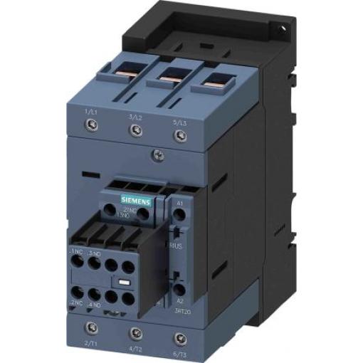 Siemens 2 NO, 2 NC Stykač napětí ve vinutí 230V ac 3pólový 95 A 45 kW s 2 NO/2 NC kontakty 230V ac 3P