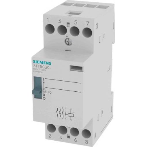 Siemens 2 NC Stykač napětí ve vinutí 230V ac 4pólový 25 A 2 kW s 4 NO kontakty 24V, rozsah: 5TT INSTA