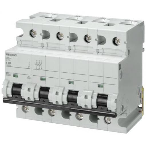 Siemens Miniaturní jistič, rozsah: 5SP4 4pólový 80 A vypínací výkon 10 kA, charakteristika: Typ B, rozsah: SENTRON 400 V