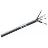 RS PRO Cat6a Ethernetové kabely, Šedá, Polyvinylchlorid, 300 V 100 m, typ pláště: Stíněné