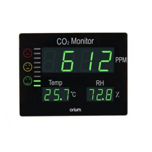 Orium Měřič kvality vzduchu, číslo modelu: Quaelis 12, typ displeje: LED, rozsah teploty: 100 °C, rozsah vlhkosti: 99.9