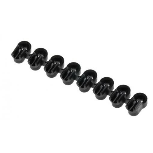 Potrubní spona, řada: LF3000 8 trubic, Polymer, pro vnější průměr trubice: 4 mm OD Legris