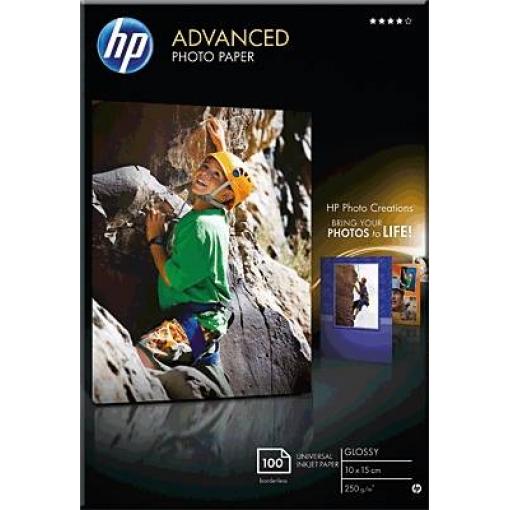 HP Advanced Photo Paper Q8692A fotografický papír 10 x 15 cm 250 g/m² 100 listů lesklý