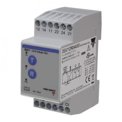 Carlo Gavazzi Uzemňovací relé 50 to 60 Hz ±10% 300 mA Relé SPDT